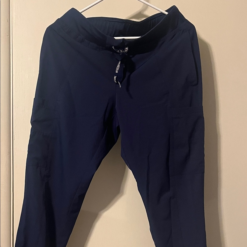 Navy Blue Jogger Scrub Pants